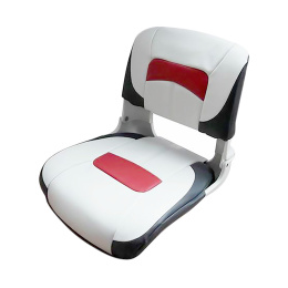 Сиденье Newstarmarine Premium Low-back All Weather бело-серо-красное (10252318)